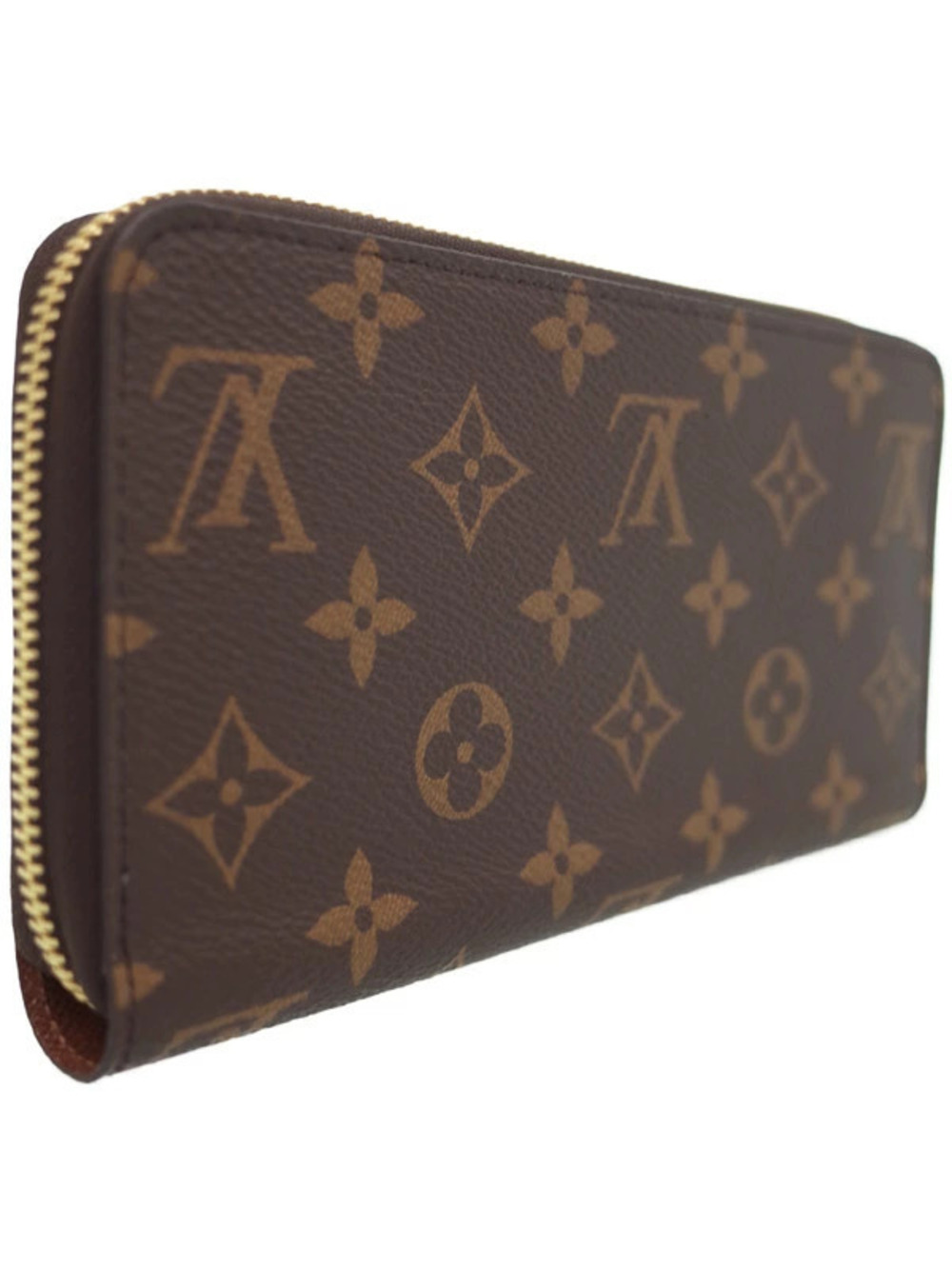 Louis Vuitton Zippy Wallet Round Zipper Long Monogram Brown
